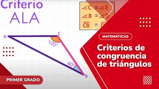 83 Criterios de congruencia de triángulos [upl. by Miksen]