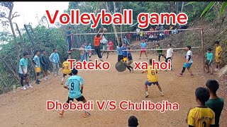 Hupsekot 5 pangre m vayko volleyball game m chulibojha vs dhobadi bicha ghamsi gham vayko thiyo hoi [upl. by Trellas]