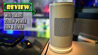 Govee RGB Smart Space Heater for Indoor Demo amp Review [upl. by Reta]