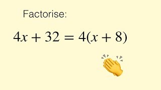 Factorising Algebraic Expressions  factoring  factorizing [upl. by Remliw]