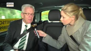 quotEin Tag mit quot Interview mit Winfried Kretschmann [upl. by Rofotsirk]