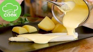 REZEPT Sauce Hollandaise  Spargel Soße schnell selber machen [upl. by Mirisola]