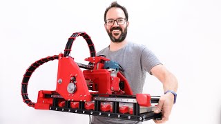 3D PRINTED CNC BUILT FROM SCRATCH CUTS METAL [upl. by Laeno]