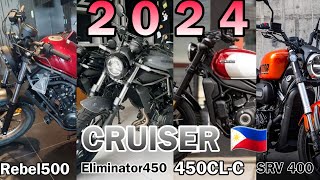 5 Best Cruiser Bike sa Pinas  400cc Category  Expressway legal New Model Launch [upl. by Bronez]