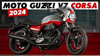 New 2024 Moto Guzzi V7 Stone Corsa Announced Everything You Need To Know [upl. by Kajdan330]