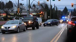 Metro Vancouver Transit Police Ford F150 Responding [upl. by Eiduj403]