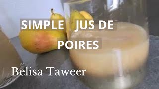 SIMPLE JUS DE POIRE [upl. by Violeta]