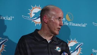 Video Dolphins coach Joe Philbin after 2014 preseason win over Bucs [upl. by Him]