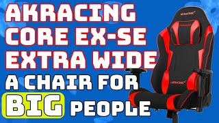 Akracing Core Series Exwide Gaming Chair Perfect For Larger Gamers [upl. by Peti]