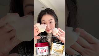 Trying VIRAL Japanese Hair Masks japan [upl. by Notslah]