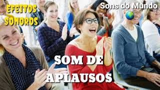 Som de aplausos com assobios  Sound of applause with whistles [upl. by Pernick]