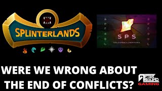 WERE WE WRONG ABOUT THE END OF CONFLICTS SPLINTERLANDS [upl. by Dulci564]