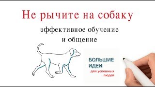 Не рычите на собаку Методы эффективного обучение и общения [upl. by Killian]