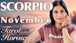 SCORPIO November 2023 Tarot reading [upl. by Znarf60]