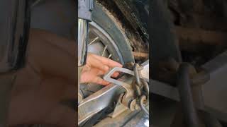 How to use a metal chain to lock a motorcyclediy [upl. by Aicissej556]