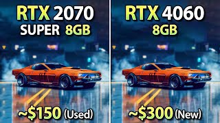 RTX 2070 Super vs RTX 4060  Test in 12 Games 1080p [upl. by Phyllida]