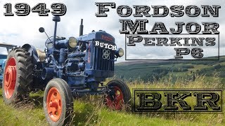 1949 PERKINS P6 FORDSON MAJOR  GLENISLA SHOW 2017 [upl. by Salguod]