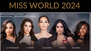 Miss world 2024 predictions [upl. by Teirrah]