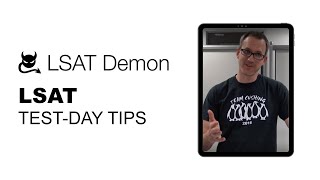 LSAT  Testday tips [upl. by Bjorn22]