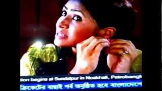 bikele vorer alo bangla natok Alisha pradhan 1st time in traditional look [upl. by Azarria]