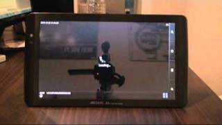 Dreambox Stream to the Archos 101 Internet Tablet via Dreamdroid [upl. by Madelyn483]