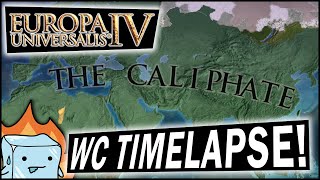 EU4 Timurid Mughals Caliphate WORLD CONQUEST TIMELAPSE EU4 Emperor Patch 130 [upl. by Bosch]