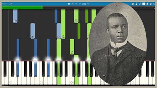 The Cascades  Scott Joplin PIANO TUTORIAL  SHEET MUSIC [upl. by Nmutua]