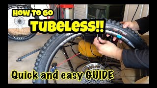 MTB Tubeless Tires Conversion Plus tires 28 in [upl. by Farmer]