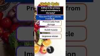 Quick Health Quiz Are You a Wellness Whiz 🌿🧬 shorts [upl. by Aliab]