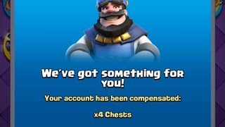 New Gifts from Clash royale 🎁 clashroyale [upl. by Eadnus]