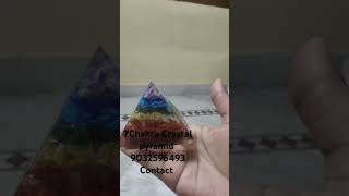 7 Chakra Crystal pyramid business crystals finance energy body cleaning health [upl. by Darcey359]