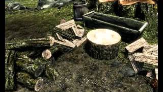 Skyrim Guide Woodcutting [upl. by Iadahs]