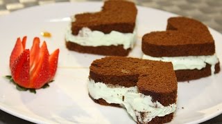 Receta Torta de chocolate con helado de pistacho [upl. by Je]