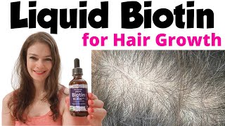 Liquid Biotin for Hair Growth new research 2022 [upl. by Veno]