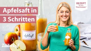 😍🍎 Apfelsaft einfach selber machen im Thermomix®  Thermomix Rezept [upl. by Marshal]