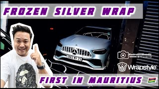 Frozen Silver WRAP on my Mercedes plus Dynamic White [upl. by Kcirdnekal]