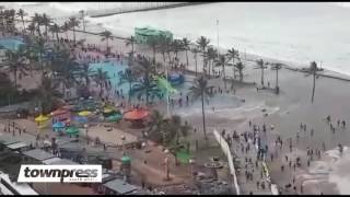 Mini Tsunami hits Durban South in South Africa [upl. by Drahsar708]