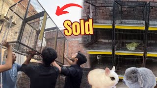 AJ Ham Ne Customer Ko Rabbit Cages Deliver Ker Diye 🚚  Fancy Rabbit Farm  Aftab Ahmad [upl. by Airrej434]