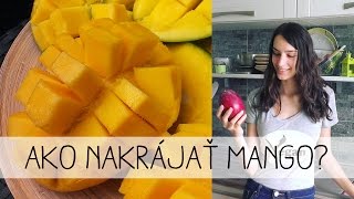 Ako nakrájať mango na ježka [upl. by Ahsinoj967]