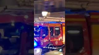 Pompiers de Paris FPTL  VL OFFICIER en urgence pour un incendie dans un immeuble vidéo dimanche 14h [upl. by Suoicserp43]