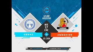 LaLigaArgentina  17012018 Oberá Tenis Club vs Ameghino [upl. by Landis923]