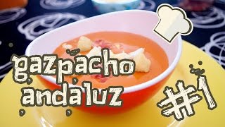 La mejor receta de gazpacho del mundo  Recetas de cocina fáciles [upl. by Araldo]