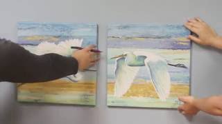 How to Hang Canvas Artwork [upl. by Collin652]