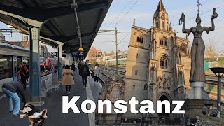 Spaziergang durch die Stadt Konstanz Deutschland mit wunderschönen Gebäuden und Architektur [upl. by Cock]