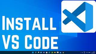 How Install Visual Studio Code on Windows 11 VS Code 2024 [upl. by Ximenez]