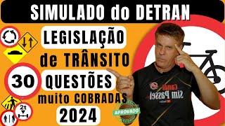 PROVA TEÓRICA DO DETRAN  EXAME DE LEGISLAÇÃO DE TRÂNSITO SIMULADO DETRAN QUESTÕES [upl. by Ylimme820]