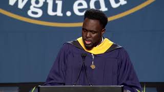 WGU 2018 Orlando Masters Commencement Speaker Rashaan Green [upl. by Cleavland258]