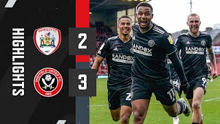 Barnsley 23 Sheffield United  EFL Championship highlights  Lys Mousset amp Osborn goals win it 🔥 [upl. by Ritter]