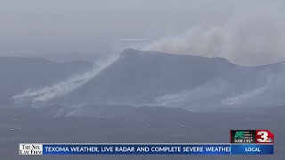 Oklahoma Rush fire has now burned over 12000 acres [upl. by Cerf457]