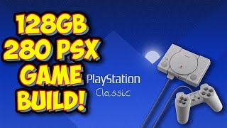 PlayStation Classic PSX ONLY Build  280 Games 128gb  Imports Translations amp More [upl. by Crista849]